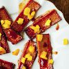 Barbeque Tofu with Pineapple and Mango