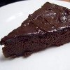 Flourless Black Bean Devils Food Cake with Chocolate Coconut Oil Icing