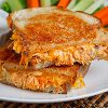 Buffalo Chicken Grilled Cheese Sandwich