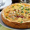 Caramelized Pear and Cheese Quiche
