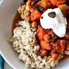 Cauliflower Slow Cooker Curry Chickpeas