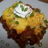 Chili Corndog Casserole