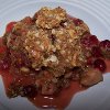 Apple Cranberry Crumble