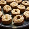 Ginger Donuts with Lemon Frosting