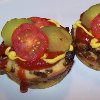Mini Bacon Cheeseburger Impossible Pies