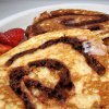Low Carb Cinnamon Roll Pancakes