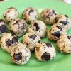 No Bake Coconut and Chocolate Chip Cookie Dough Bites