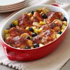 Roast Chicken Thighs with Sweet Potatoes and Olives