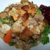Sausage Stuffing Topped Chicken Casserole