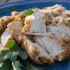 Slow Cooker Lemon Garlic Chicken and Rice