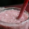 Strawberry Banana Soy Milk Shake