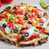 Taco Quesadilla Pizza