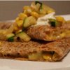 Zucchini and Corn Quesadilla