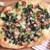Healthier Cheese  Sausage Pizza