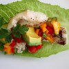 Tilapia Lettuce Wraps with Mango Salsa
