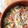 Prosciutto Asparagus and Parmesan Spaghetti