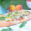 Simple Peach Pizza