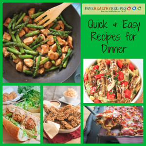 Healthy Easy Fast Dinner Recipes