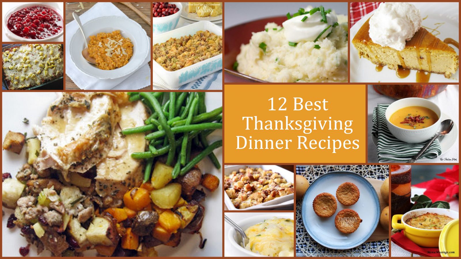 12 Best Thanksgiving Dinner Recipes | FaveHealthyRecipes.com