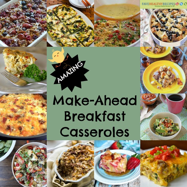 Amazing Make-Ahead Breakfast Casseroles