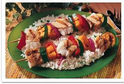 Grilled Tilapia Skillet Kabobs