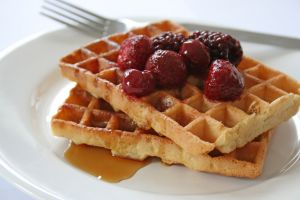 Oatmeal and Banana Waffles