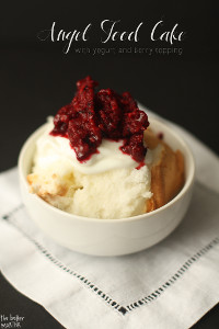 Heavenly Angel Food Cake with Berries