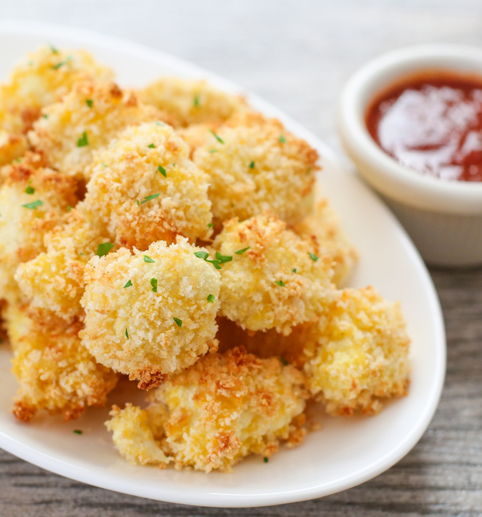 Parmesan Cauliflower Bites