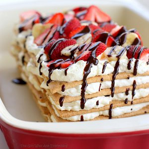 Banana Split Icebox Cake