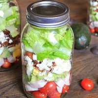 Cobb Salad in a Jar